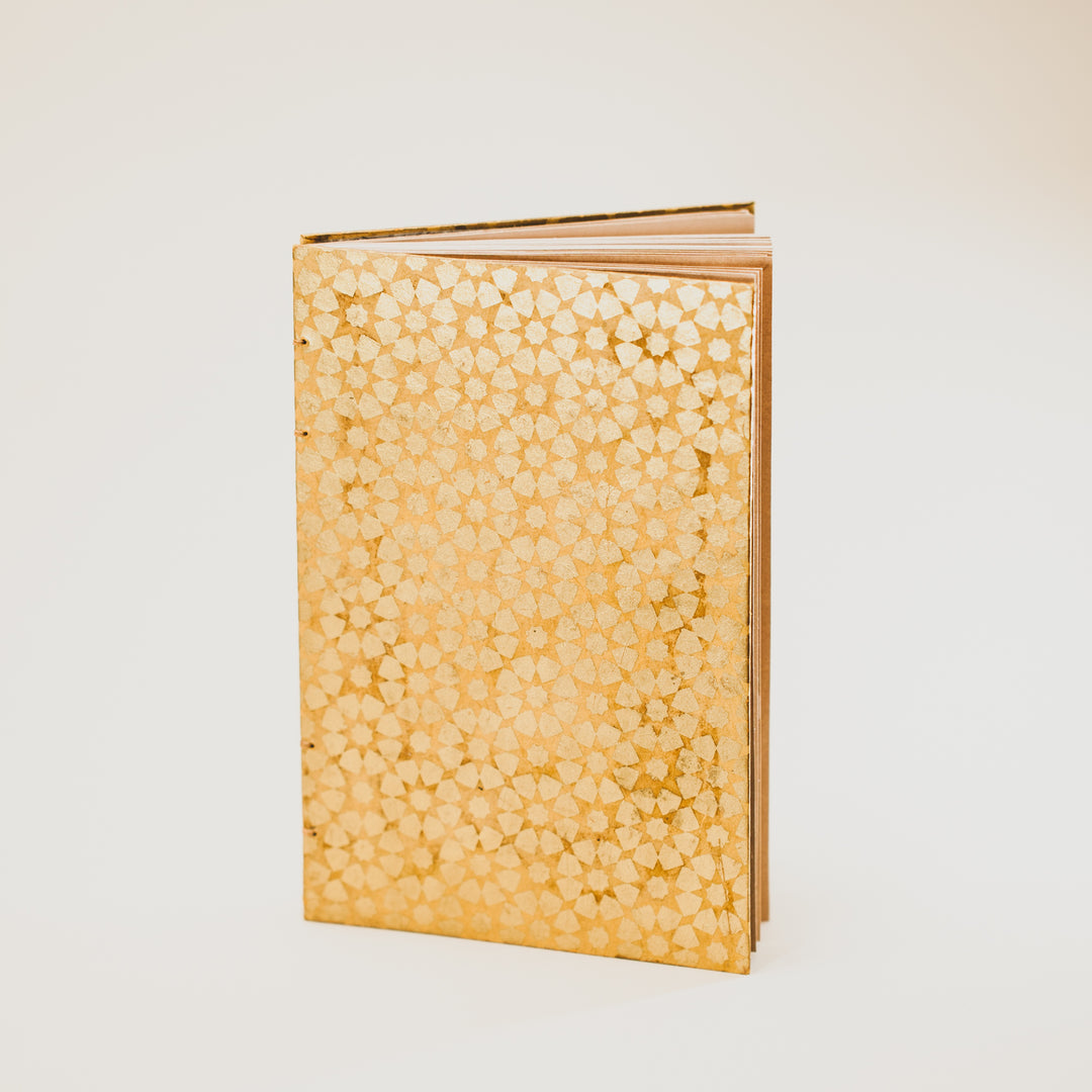 Gold Moroccan Tiles Journal