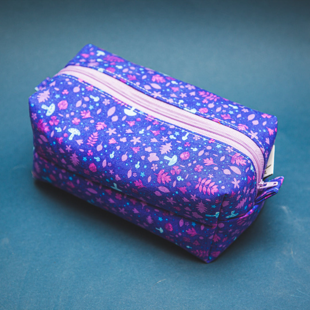 Purple Shrooms Boxy Bag - Melike Carr