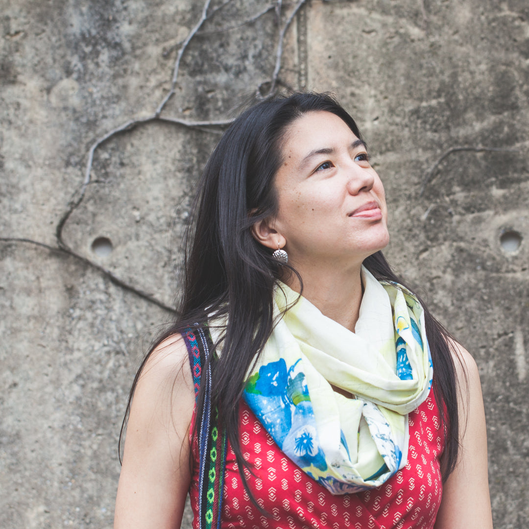Double Gauze Infinity Scarf