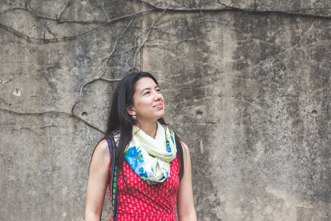 Double Gauze Infinity Scarf