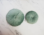Load image into Gallery viewer, Tiny Tufted Velvet Throw Pillow, Sage Green