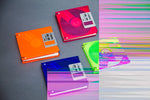 Load image into Gallery viewer, Retro Neon Floppy Disk Journals