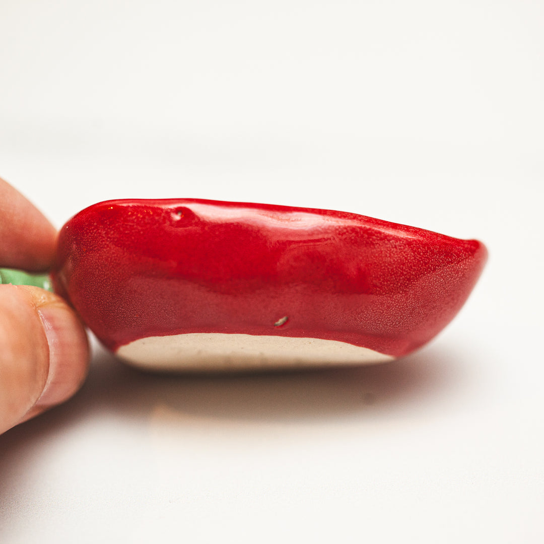 Tiny Strawberry Ring Dish // SECOND SALE