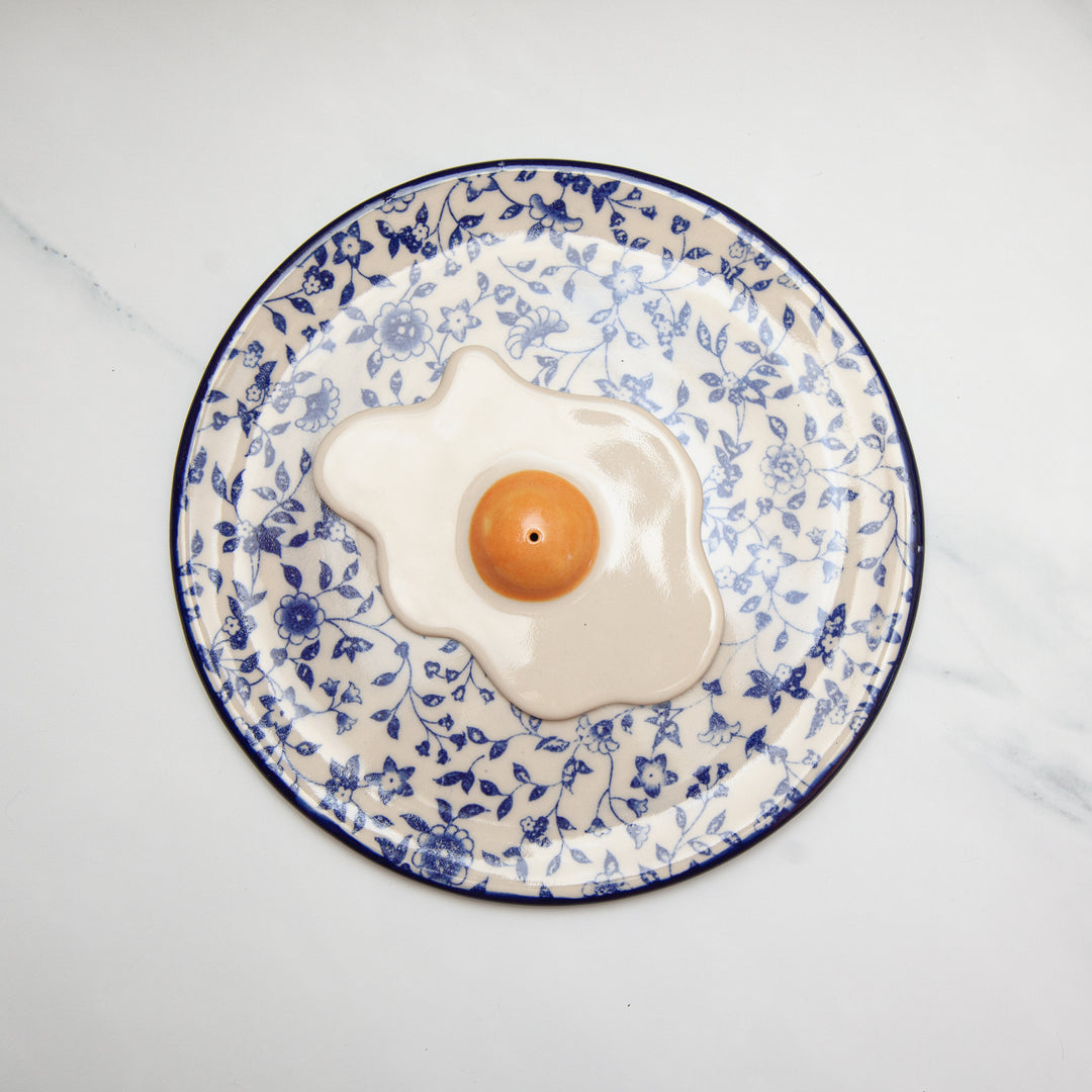 Sunny Side Up Egg Incense Holder