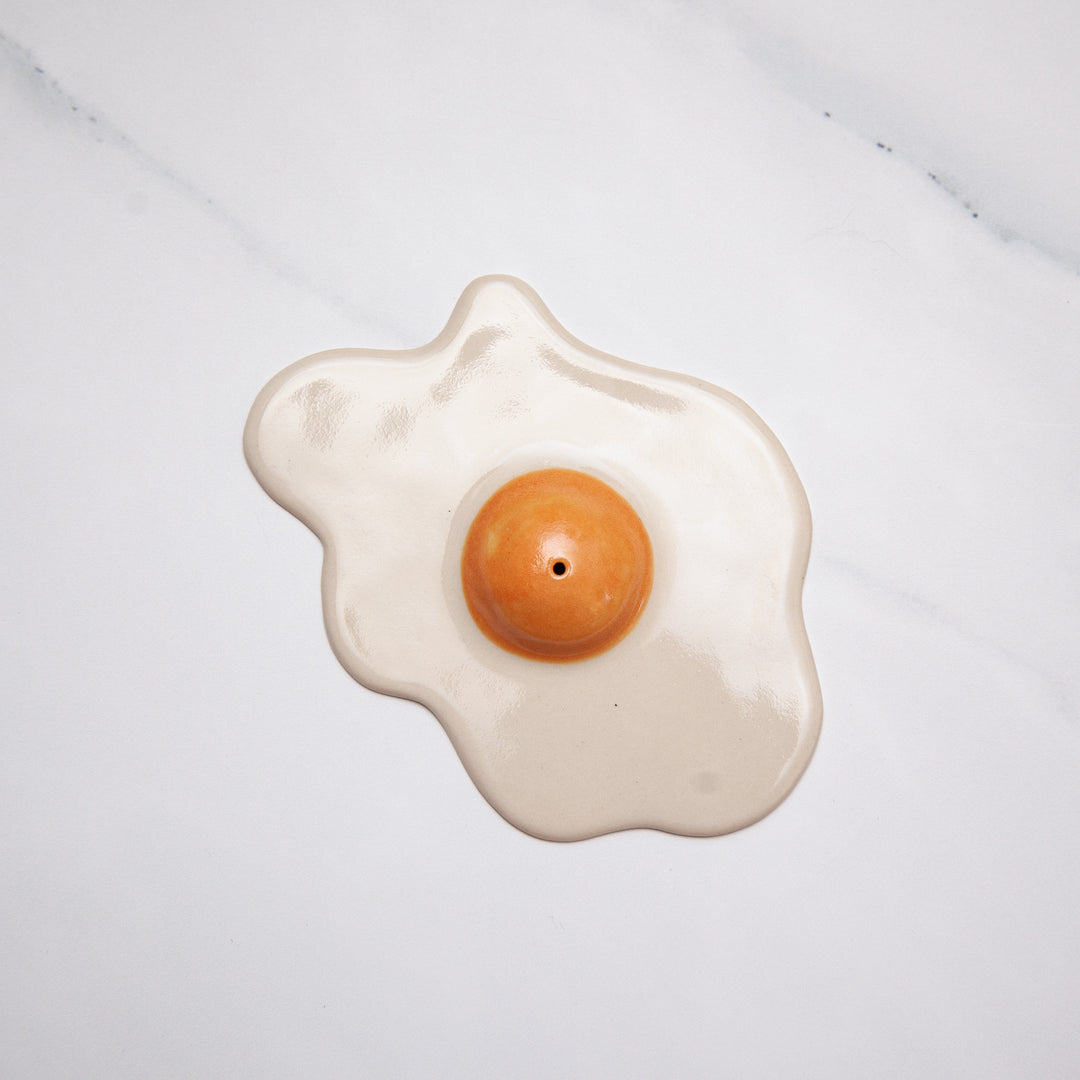 Sunny Side Up Egg Incense Holder