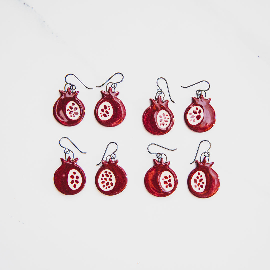 Pomegranate Earrings