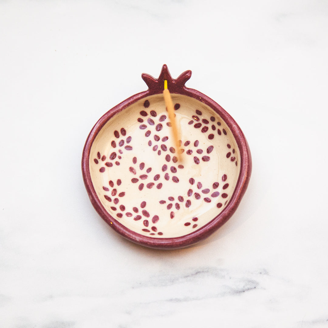 Pomegranate Incense Holder