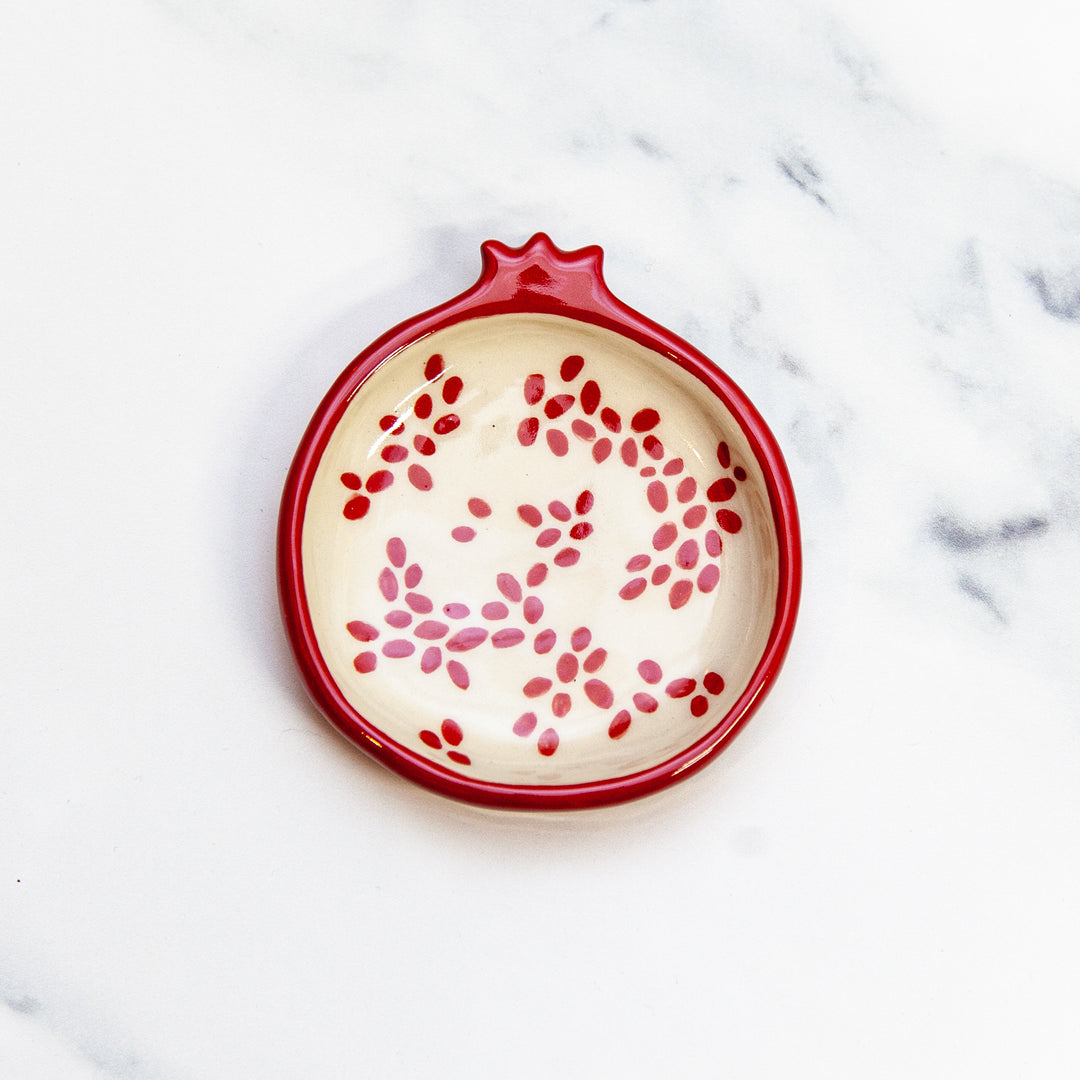 Red Pomegranate Ring Dish