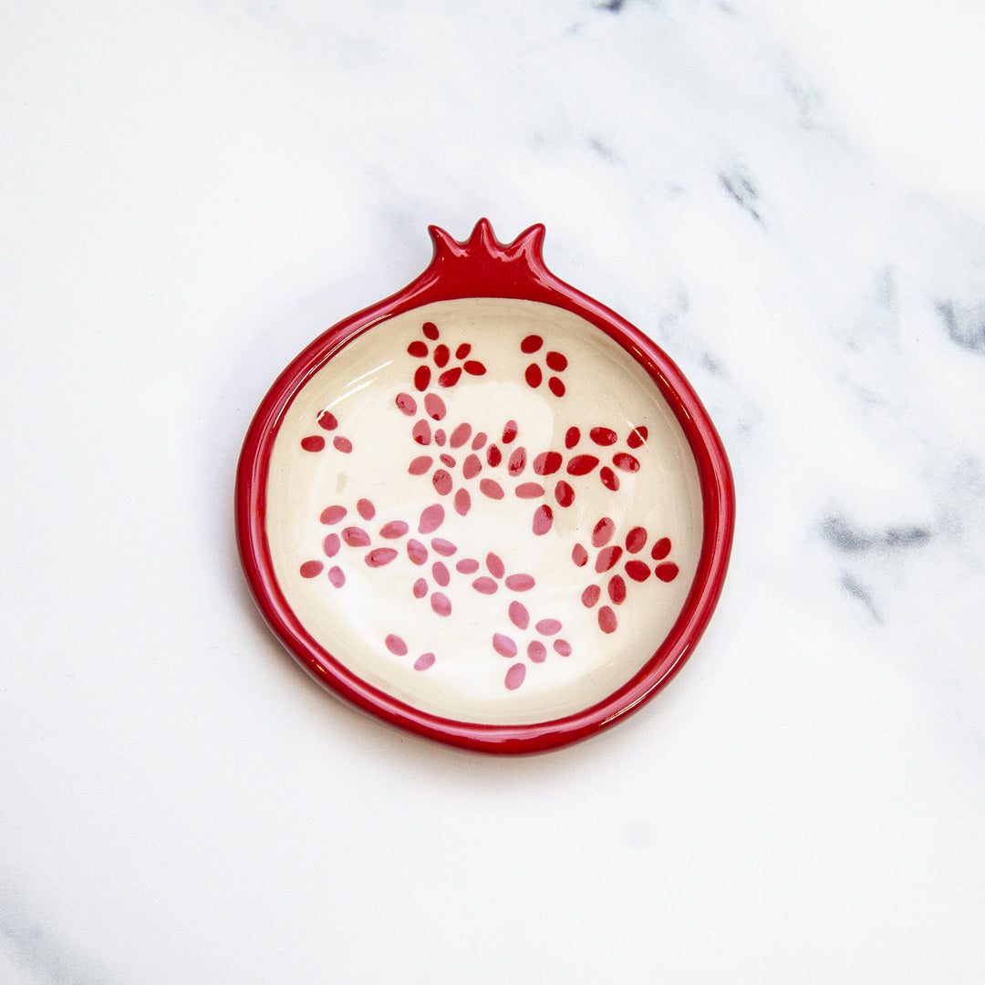 Red Pomegranate Ring Dish