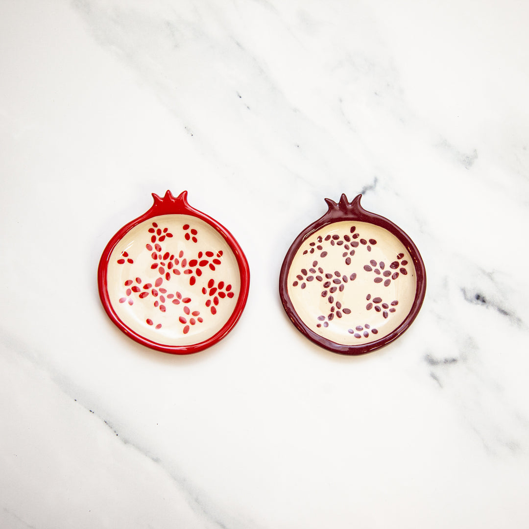 Red Pomegranate Ring Dish