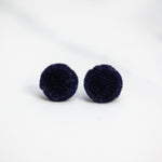 Load image into Gallery viewer, Velvet Fabric Scrap Stud Earrings
