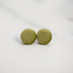 Load image into Gallery viewer, Velvet Fabric Scrap Stud Earrings
