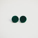 Load image into Gallery viewer, Velvet Fabric Scrap Stud Earrings
