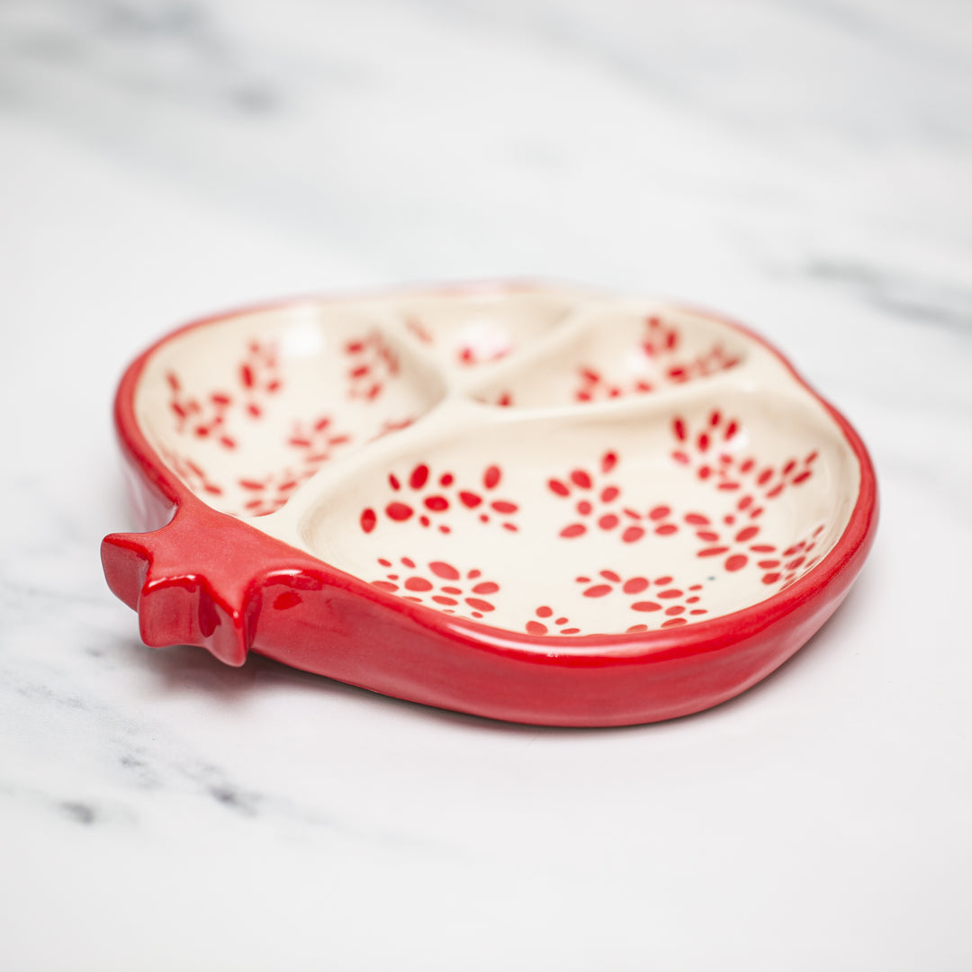 Red Pomegranate Jewelry Dish