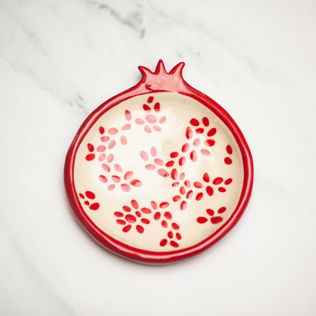 Red Pomegranate Ring Dish // SECOND SALE