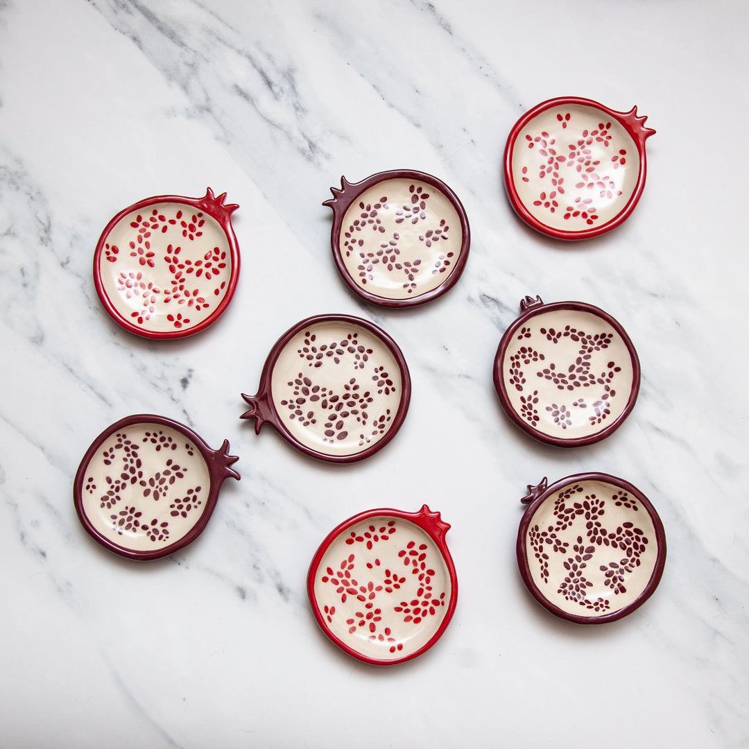 Red Pomegranate Ring Dish // SECOND SALE