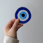 Load image into Gallery viewer, Iridescent Nazar Evil Eye Sticker
