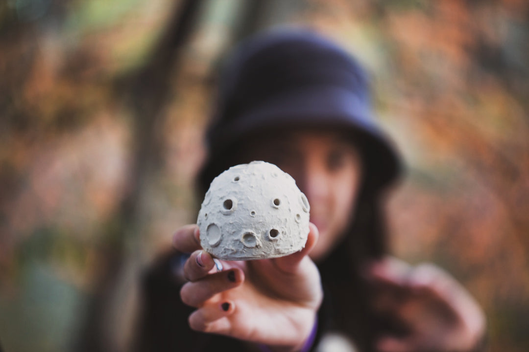 Moon Votive Candle Holder