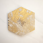Load image into Gallery viewer, Marbled Gold Bee Book - Melike Carr