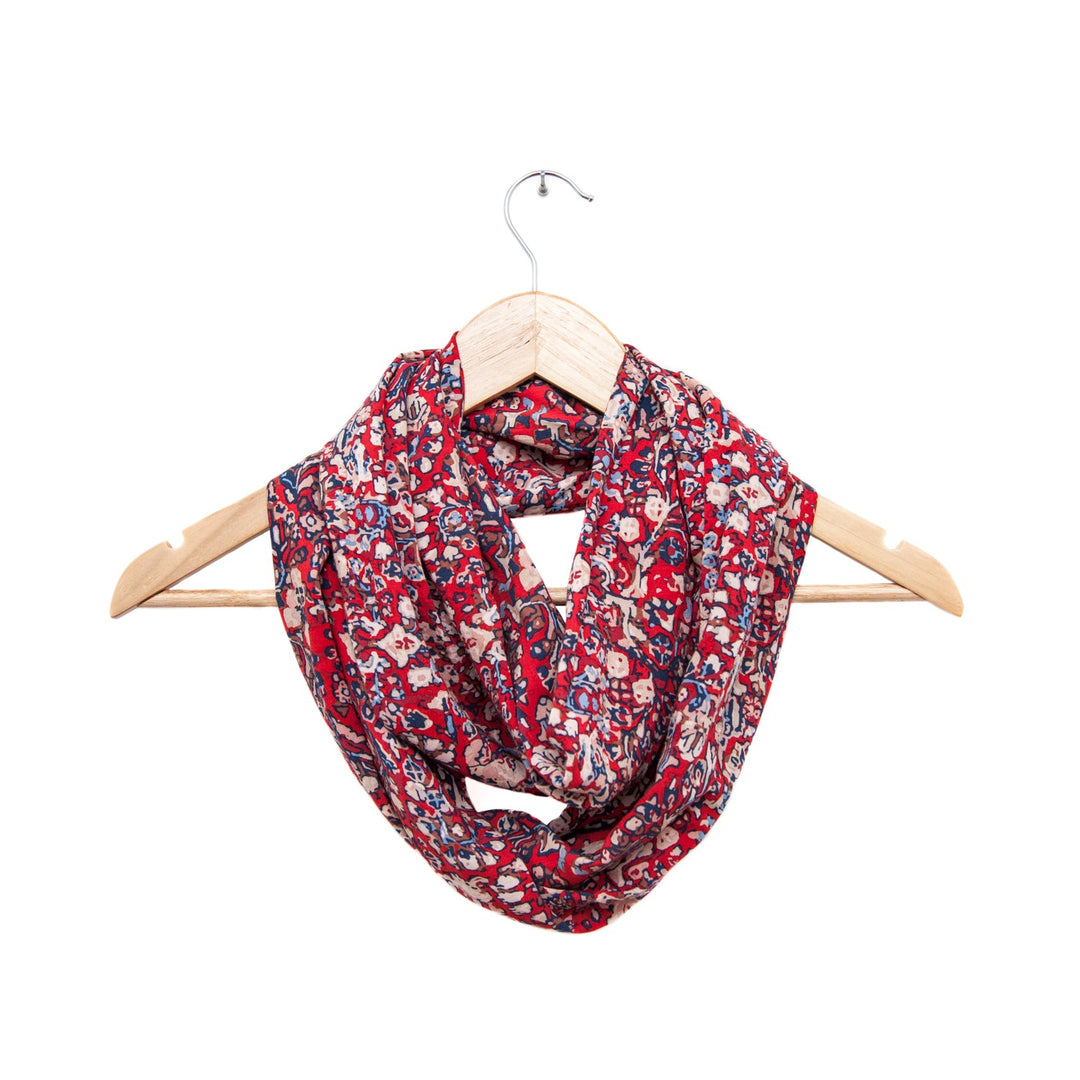 Silky Soft Rayon Infinity Scarf - Melike Carr