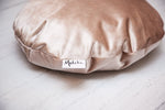 Load image into Gallery viewer, Velvet Meditation Pillow - Champagne - Melike Carr