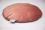 Load image into Gallery viewer, Velvet Meditation Pillow - Dusty Pink - Melike Carr
