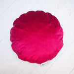 Load image into Gallery viewer, Velvet Meditation Pillow - Fuchsia - Melike Carr