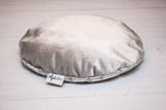 Load image into Gallery viewer, Velvet Meditation Pillow - Silver - Melike Carr